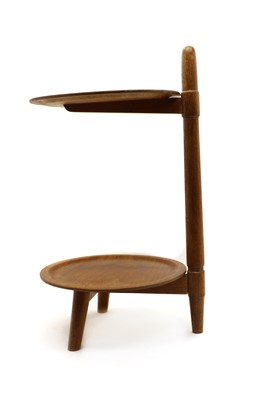 Lot 328 - A Danish teak Edmund Jorgensen two tier occasional table