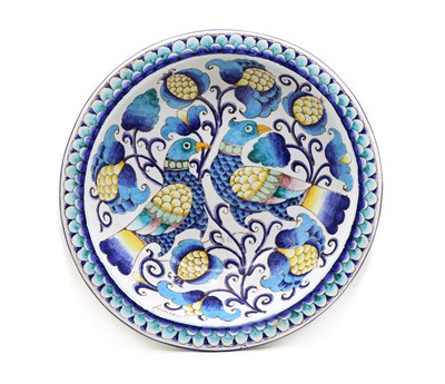 Lot 214 - A large faience bowl