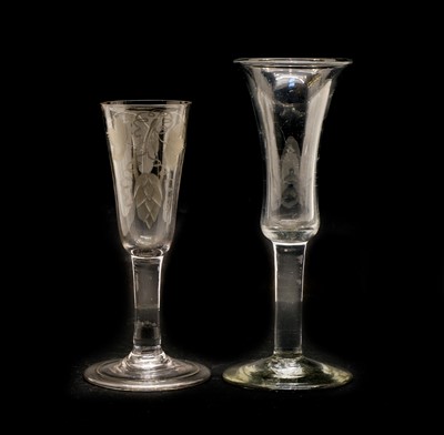 Lot 197 - An ale glass