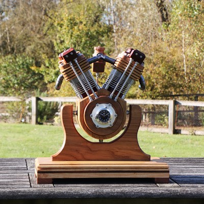 Lot 145 - V-TWIN CLOCK