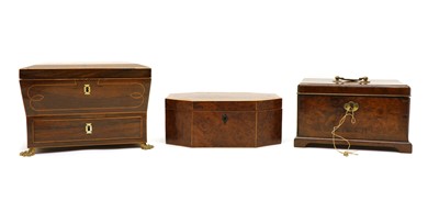 Lot 253 - Three 19th century boxes