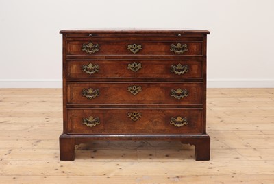 Lot 807 - A walnut bachelor's chest