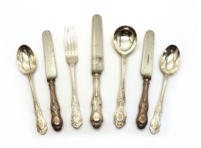 Lot 58 - A collection of silver cutlery