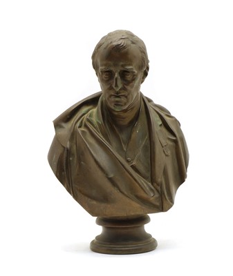 Lot 244 - A bronze bust Arthur Wellesley