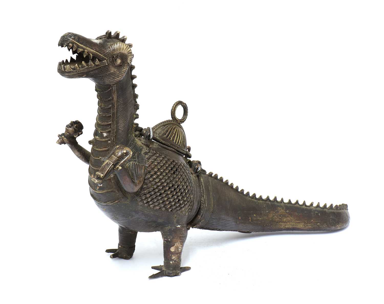 Lot 31 - BRONZE DINOSAUR