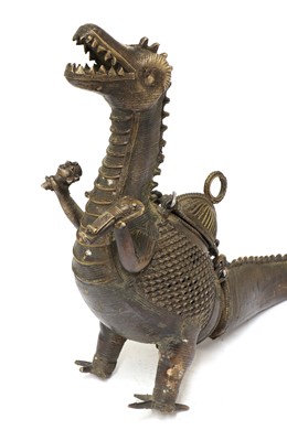Lot 31 - BRONZE DINOSAUR