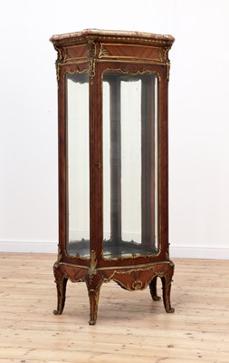 Lot 777 - A Louis XVI-style kingwood vitrine in the manner of François Linke