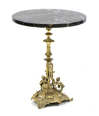 Lot 312 - An early 20th century French design lamp table