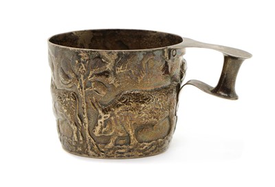 Lot 28 - A silver mug