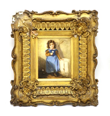 Lot 312 - A KPM porcelain plaque