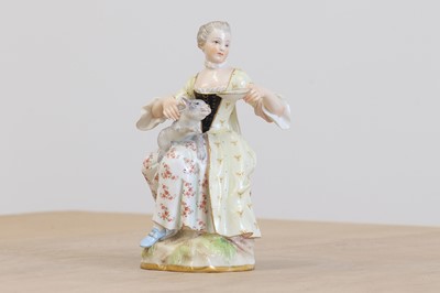 Lot 165 - A Meissen porcelain figure
