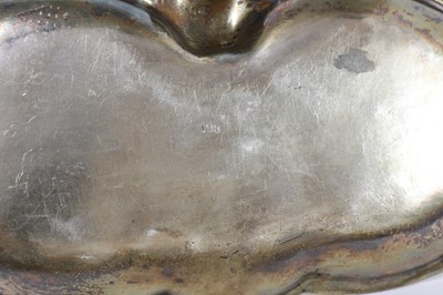 Lot 100 - A WMF silver-plated figural dish