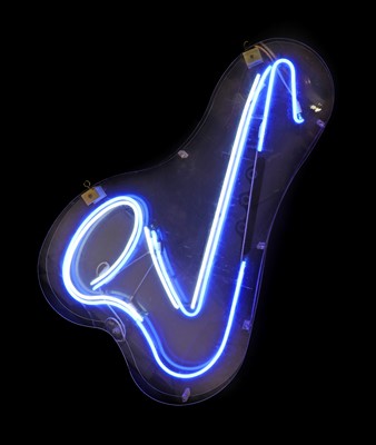 Lot 309 - NEON SAXOPHONE