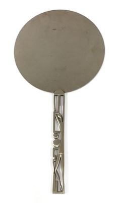 Lot 335 - A Hagenauer silvered hand mirror