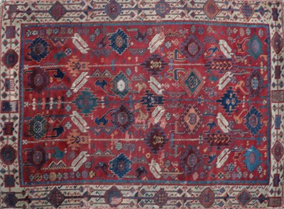 Lot 363 - A tribal wool rug