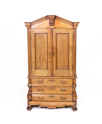 Lot 192 - MINIATURE DUTCH MARRIAGE BUFFET CHEST
