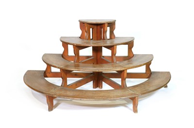 Lot 127 - SEMICIRCULAR DISPLAY STAND