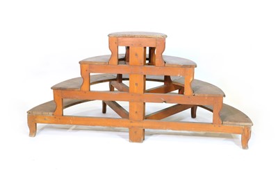 Lot 127 - SEMICIRCULAR DISPLAY STAND