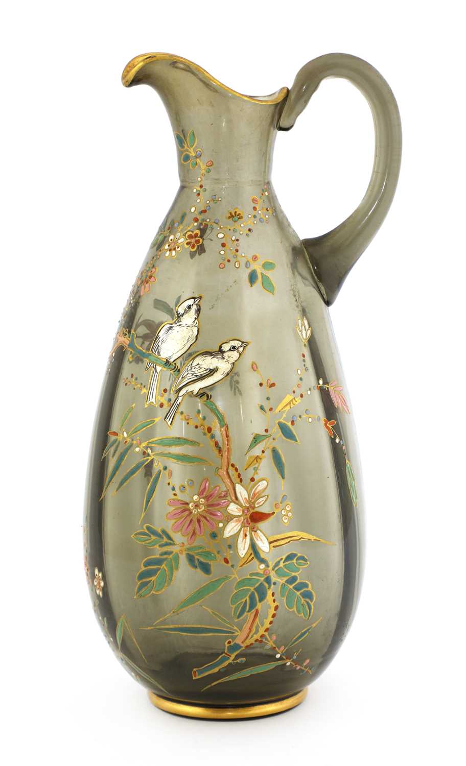 Lot 88 - An Émile Gallé glass carafe
