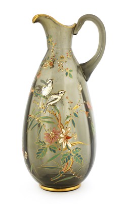 Lot 88 - An Émile Gallé glass carafe