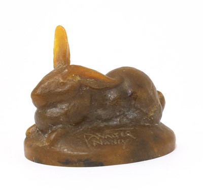 Lot 113 - An Amalric Walter pâte-de-verre paperweight
