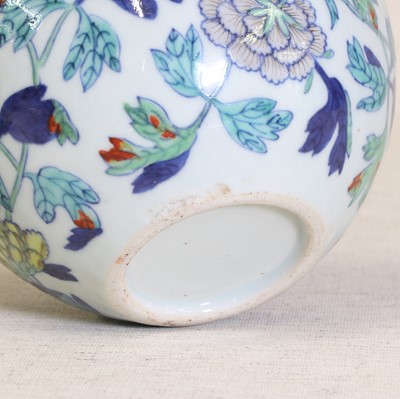 Lot 39 - A Chinese doucai jar