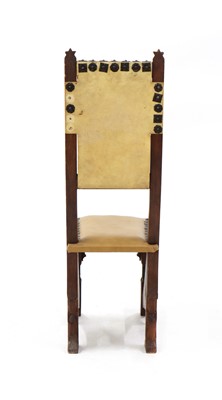 Lot 118 - A walnut side chair