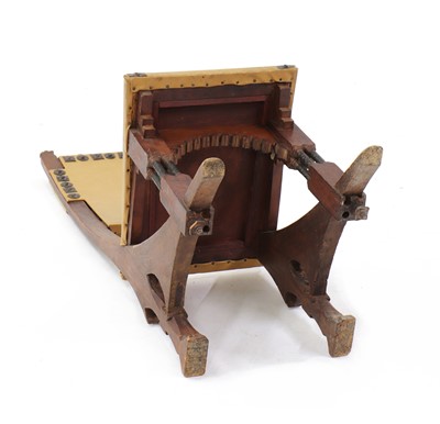 Lot 118 - A walnut side chair