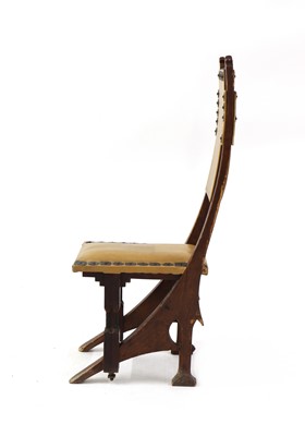 Lot 118 - A walnut side chair