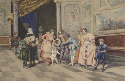 Lot 258 - Luigi Polli (Italian, 19th century)