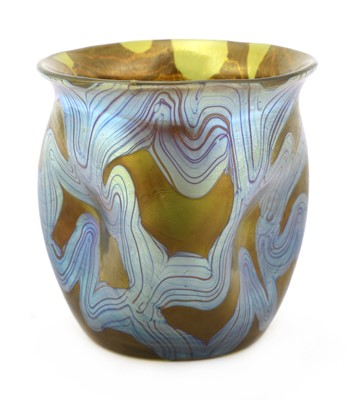 Lot 87 - A Loetz Phaenomen iridescent glass vase