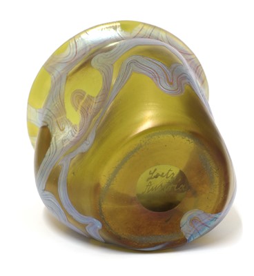 Lot 87 - A Loetz Phaenomen iridescent glass vase
