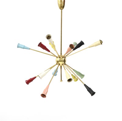 Lot 587 - An Italian 'Sputnik' chandelier