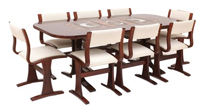 Lot 448 - A Gangsø Møbler dining suite