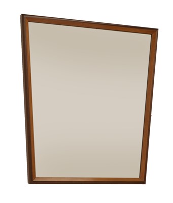 Lot 414 - An Italian maple two-tone wall mirror
