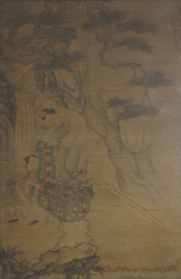 Lot 117 - A Chinese gouache painting