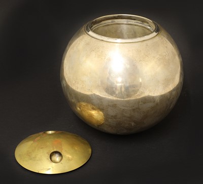 Lot 519 - An Italian silvered ball ice bucket