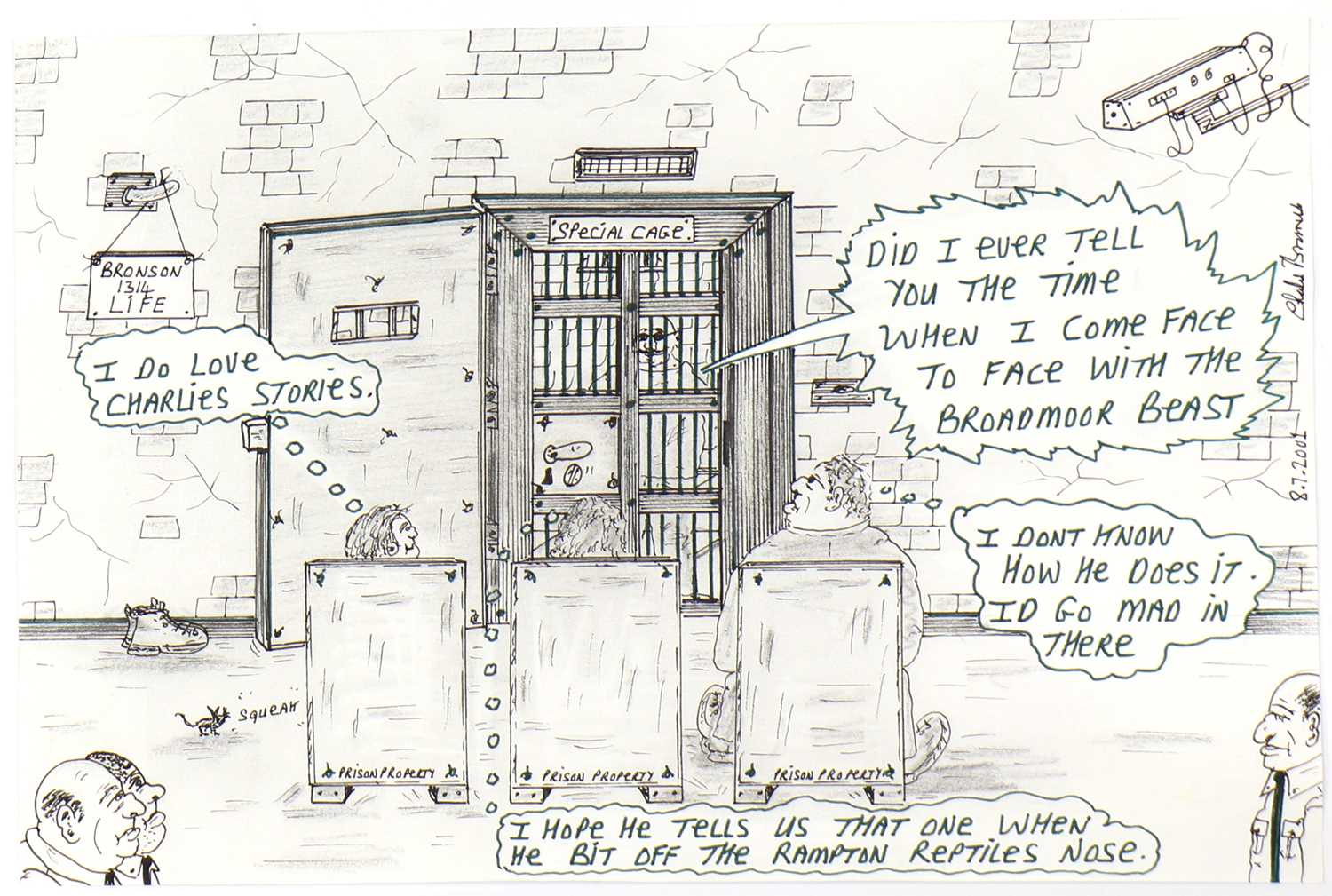 Lot 377 - CHARLES BRONSON (b.1952)