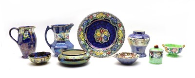Lot 348 - A collection of lustre pottery
