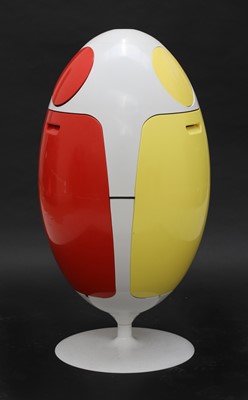 Lot 541 - An Italian Ovetto plastic recycling bin