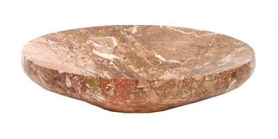Lot 638 - An Italian red marble centrepiece