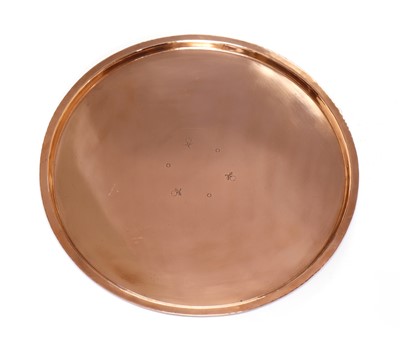 Lot 156 - An Arts and Crafts copper dish