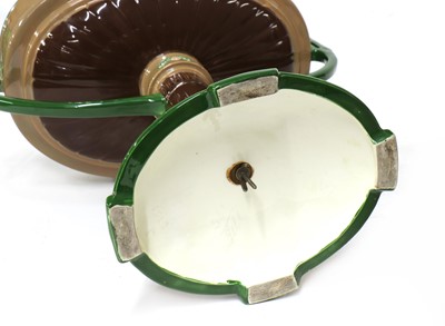 Lot 172 - An Eichwald art pottery large centrepiece
