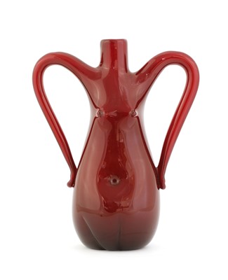 Lot 455 - A 'La Donna' glass vase