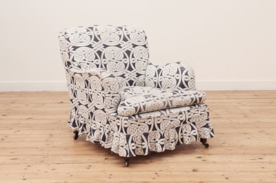 Lot 445 - A 'Bridgewater' armchair by Howard & Sons
