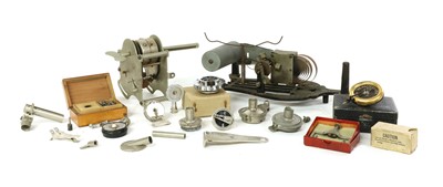 Lot 7 - Puck Phonograph plus other various Phonograph parts etc.