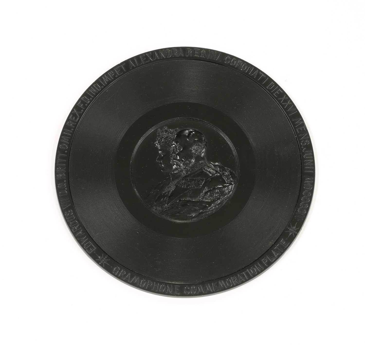Lot 23 - Emile Berliner 7in Shellac L.4.x: Highly decorative 'Plate'