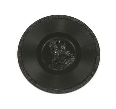 Lot 23 - Emile Berliner 7in Shellac L.4.x: Highly decorative 'Plate'
