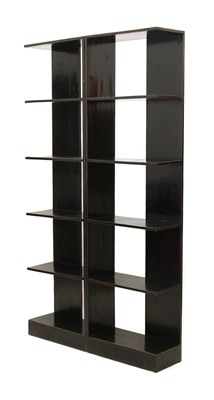 Lot 255 - An ebonised Art Deco bookcase