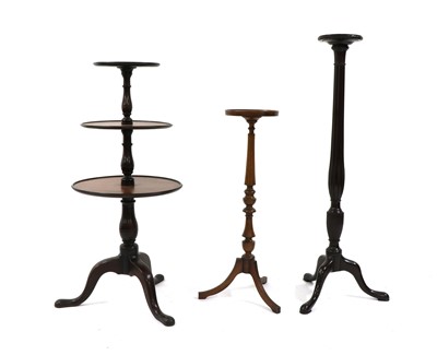Lot 322 - A pair of mahogany torcheres